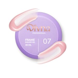 DIVNA Frame Builder Gel 07 30 ml – Jednofazowy beżowy żel do przedłużania i wzmacniania paznokci