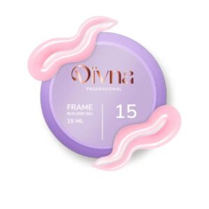 DIVNA Frame Builder Gel 15 15 ml różowy żel budujący do paznokci