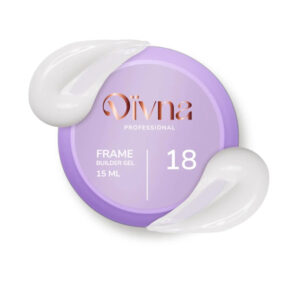 DIVNA Frame Builder Gel 18 –Mleczny Żel do Paznokci 15 ml – Samopoziomujący