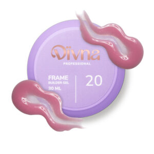 DIVNA Frame Builder Gel 20 30 ml różowy żel budujący do paznokci