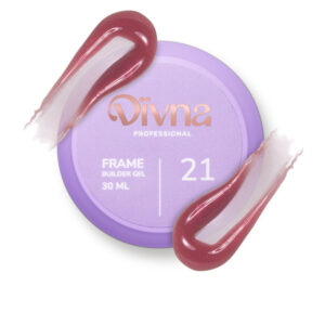 DIVNA Frame Builder Gel 21 30 ml ciemno różowy żel budujący do paznokci