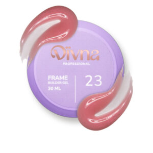 DIVNA Frame Builder Gel 23 30 ml ciemno różowy żel budujący do paznokci