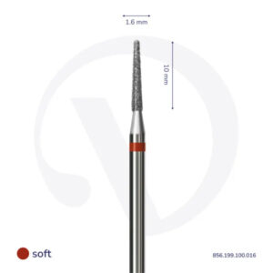 DIVNA Frez Diamentowy 856.199.100.016 (105) – Frez Szpic – 1,6 mm