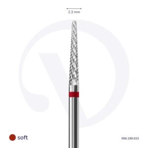 DIVNA Frez Karbidowy Szpic 2,3mm Soft 556.199.023 (K114) do żelu, hybrydy