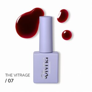 DIVNA Gel Polish The Vitrage 07 Lakier Witrażowy 9 ml - Półprzezroczysty Lakier Hybrydowy do Paznokci