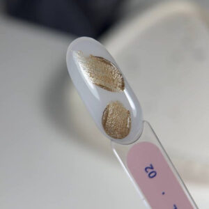 DIVNA Gypsum Gel 02 Gold, 5 g złoty żel budujący — zdjęcie 1