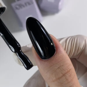 DIVNA Lakier Hybrydowy Ultra Black 7 ml – Głęboka Czerń do Manicure — zdjęcie 2