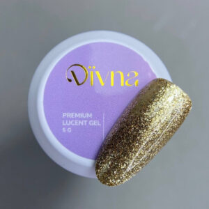 DIVNA Lucent Gel 02 Gold, 5 g złoty żel do zdobień — zdjęcie 2