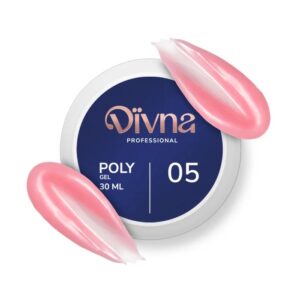 DIVNA PolyGel 05 – intensywnie różowy akrylożel budujący samopoziomujący 30 g