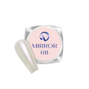 DIVNA Mirror Powder 08 – chłodna perła z różową poświatą, 0,5 g