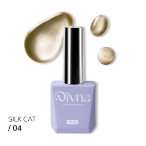 DIVNA Silk Cat Eye 04 13 ml złoty lakier z efektem kociego oka