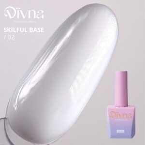 DIVNA Skilful Base 02 mleczna baza hybrydowa 13 ml rzadsza konsystencja — zdjęcie 1