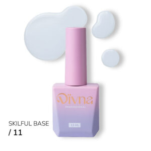 DIVNA Skilful Base 11mleczna baza hybrydowa z drobinkami 13 ml