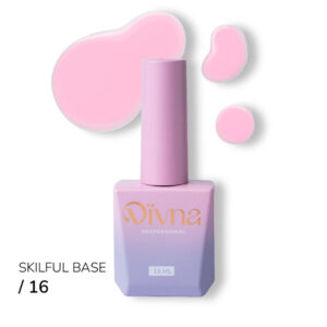 DIVNA Skilful Base 16 różowa baza hybrydowa 13 ml