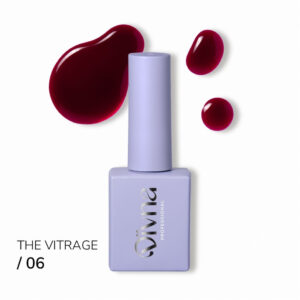 DIVNA The Vitrage 06 Lakier Witrażowy 9 ml - Półprzezroczysty Lakier Hybrydowy do Paznokci