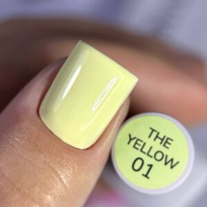 DIVNA The Yellow 01 Lakier Hybrydowy Żółty Masełkowy Butter Nails 7 ml — zdjęcie 1