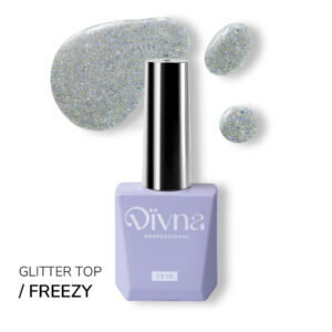 DIVNA Top Freezy 13 ml Odblaskowy top hybrydowy