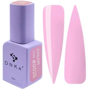 DNKa Lakier Hybrydowy Color #0026 jasny róż 12 ml – pastelowy odcień