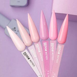 DNKa Lakier Hybrydowy Color #0036 jasny róż mleczny 12 ml – subtelny efekt — zdjęcie 1