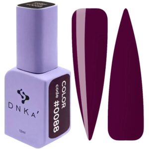 DNKa Lakier Hybrydowy Color #0088 malinowo-fioletowy 12 ml – elegancki berry odcień