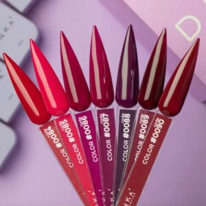 DNKa Lakier Hybrydowy Color #0088 malinowo-fioletowy 12 ml – elegancki berry odcień — zdjęcie 1