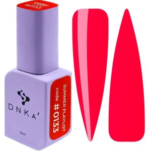 DNKa Lakier Hybrydowy Summer Playlist #0133 12 ml – neonowa czerwień