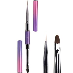DNKa Liner + Gel Brush #06 2w1 – dwustronny pędzel do zdobień i żelu