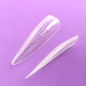 DNKa Top Nail Forms Almond 120 szt – formy górne do paznokci migdał — zdjęcie 1