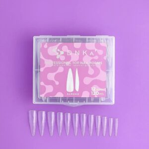 DNKa Top Nail Forms Almond 120 szt – formy górne do paznokci migdał