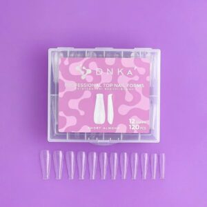DNKa Top Nail Forms Short Almond 120 szt – formy górne do paznokci