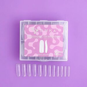 DNKa Top Nail Forms Soft Square 120 szt – formy górne do paznokci soft square