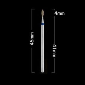 Diamentowy frez do skórek GD0204D M średni do manicure pod skórki — zdjęcie 2