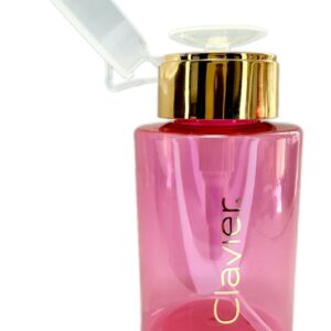 Clavier Dozownik z Pompką na płyny, cleaner, aceton -różowy 180 ml - 1 szt. — zdjęcie 1
