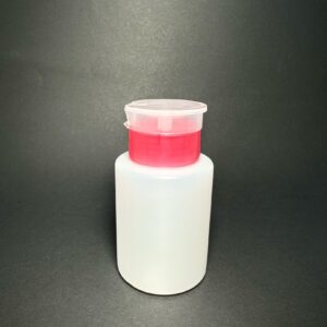 Dozownik z pompką - biały z różową nakrętką 150 ml — zdjęcie 2
