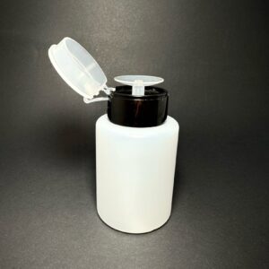 Dozownik z pompką na płyny czarny 150 ml — zdjęcie 3