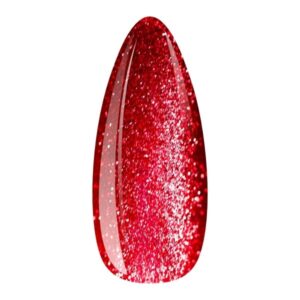 EM Nail Cat Eye 7D 25 Gala Flare intensywna czerwień — zdjęcie 1