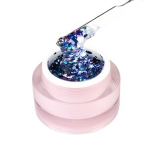 EM Nail Glitter Art Gel Extravagant 7 – Żel do zdobień paznokci — zdjęcie 3