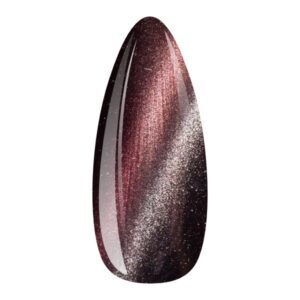 EM Nail Lakier hybrydowy Cat Eye 7D Feline Aura 11 – beżowy silk cat eye — zdjęcie 1