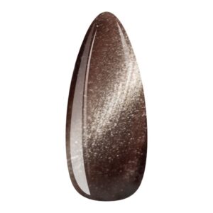 EM Nail Lakier hybrydowy Cat Eye 7D Moonlit Catwalk 16 – szampański blask — zdjęcie 1