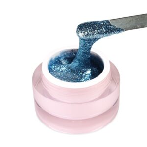 EM Nail Liner Glamour Gel Blue 8 – niebieski żel do zdobień — zdjęcie 1