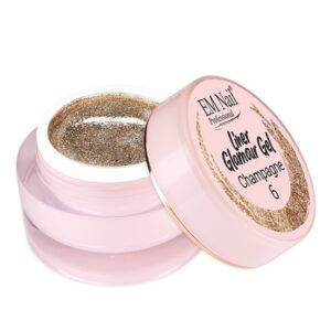 EM Nail Liner Glamour Gel Champagne 6 – złoty żel do zdobień — zdjęcie 1
