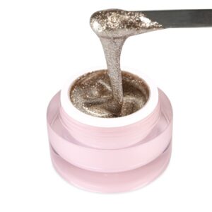 EM Nail Liner Glamour Gel Champagne 6 – złoty żel do zdobień — zdjęcie 2