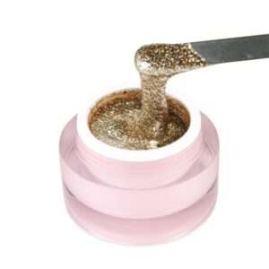 EM Nail Liner Glamour Gel True Gold 7 – złoty żel do zdobień — zdjęcie 1