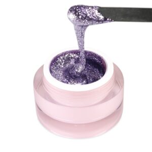 EM Nail Liner Glamour Gel Violet 9 – fioletowy żel do zdobień — zdjęcie 1