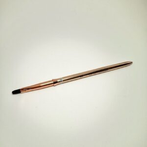 EM Nail Pędzelek do żelu nr 4 zaokrąglony metalowy, rosegold — zdjęcie 2