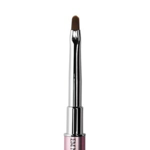 EM Nail Pędzelek do żelu nr 4 – zaokrąglony, rosegold, z kryształkami — zdjęcie 1