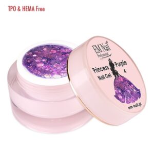 EM Nail Princess Purple Nail Gel Nr 4 Em Nail — zdjęcie 1