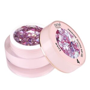 EM Nail Żel do Zdobień Paznokci Premium Glitter Art Gel Luxe 4 – 5g — zdjęcie 3