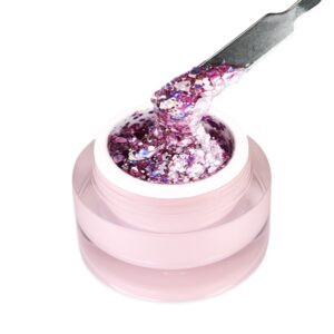 EM Nail Żel do Zdobień Paznokci Premium Glitter Art Gel Luxe 4 – 5g — zdjęcie 2