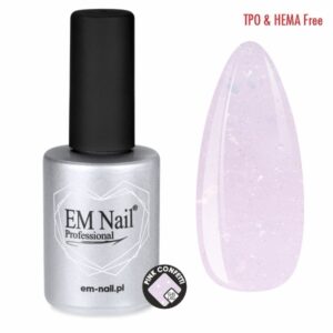 EM Nail Żel w butelce Pink Confetti 15ml – TPO & HEMA Free, róż z drobinami